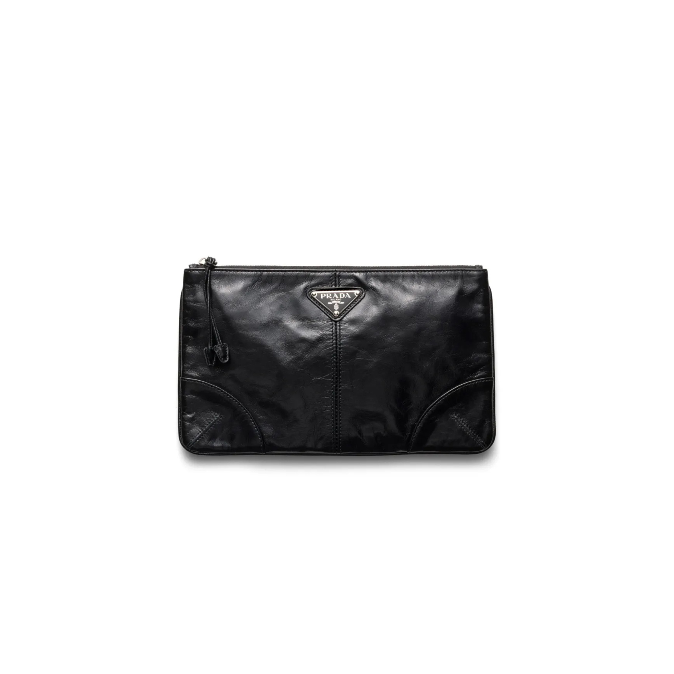 PRADA LEATHER POUCH 2MB052 (24*14.5cm) 